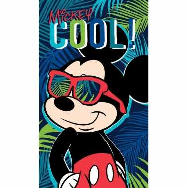 Disney mickey mouse strand/bad handdoek 70 x 120 cm groot