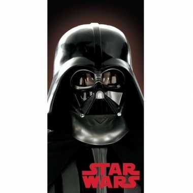 Star wars darth vader strand/bad handdoek 70 x 140 cm groot