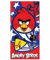 Angry birds handdoek 70 x 140 cm groot