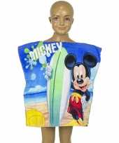 Mickey mouse kinderponcho groot