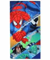 Spiderman strandlaken 70 x 140 cm groot