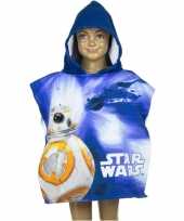 Star wars bb 8 badcape blauw voor kinderen groot