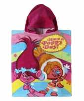Trolls poppy kinderponcho groot